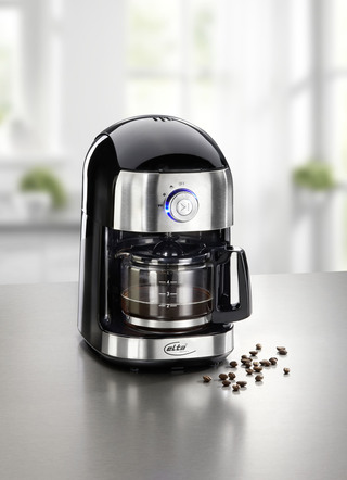 elta kaffemaskin med slagkvarn i rostfritt stål