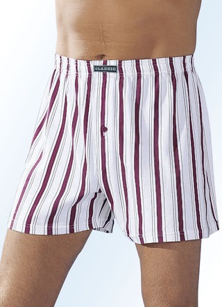 Fyrapack boxershorts, färgglada ränder