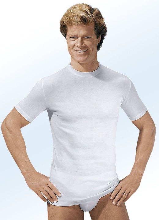 Underklädesset & undertröjor - Tröjor i två-pack från Mey-Noblesse, vita, i storlek 004 till 009, i färg VIT