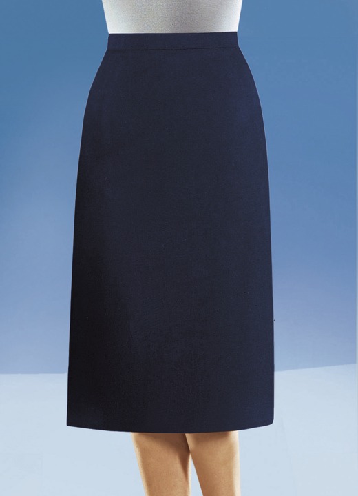 Kjolar - Kjol med gångslits i 6 färger, i storlek 038 till 056, i färg MARIN Utsikt 1