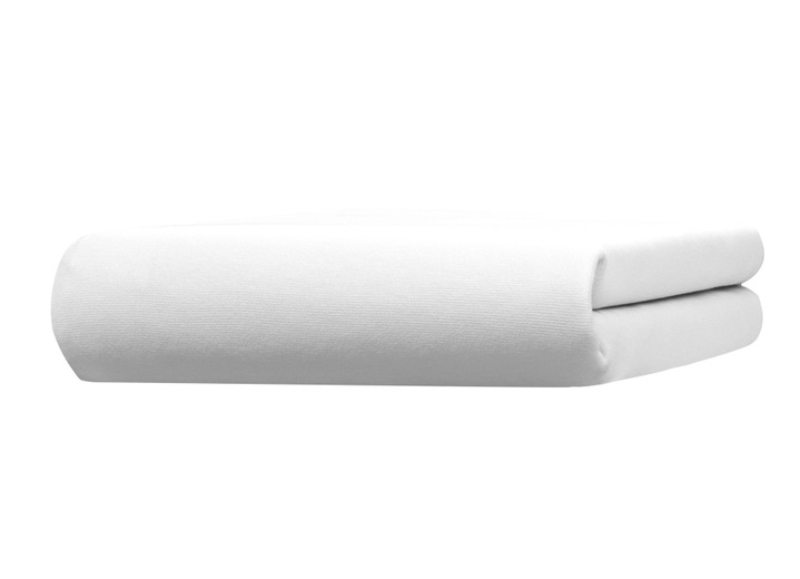 Dra-på-lakan - Dubbelt jersey jacka, i storlek 133 (1x 90-100/200 cm) till 138 (1x 180-200/200 cm), i färg VIT Utsikt 1