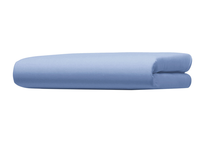 Dra-på-lakan - Dubbelt jersey jacka, i storlek 133 (1x 90-100/200 cm) till 138 (1x 180-200/200 cm), i färg BLÅ Utsikt 1