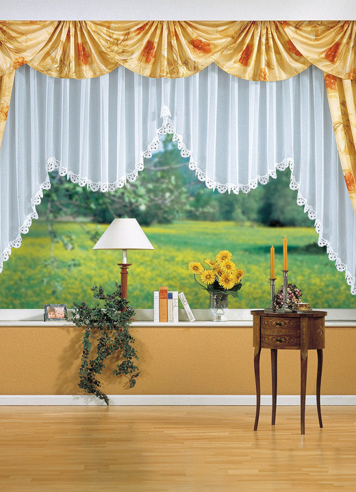 Klassisk - M-Bogen-Store, i storlek 060 (100x300 cm) till 167 (H175xW900 cm), i färg VIT Utsikt 1