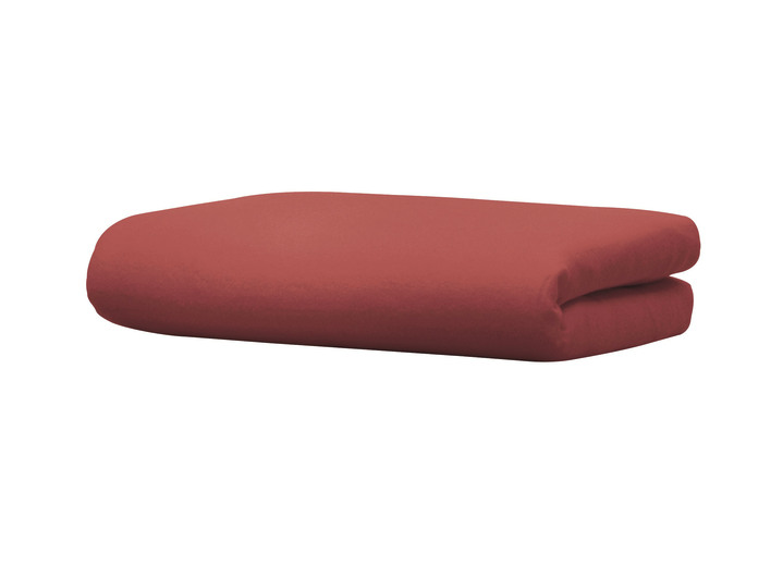 Dra-på-lakan - flanelllakan av 100 % bomull, i storlek 031 (2 ark, 150/250 cm) till 032 (1 ark, 220/270 cm), i färg BORDEAUX Utsikt 1