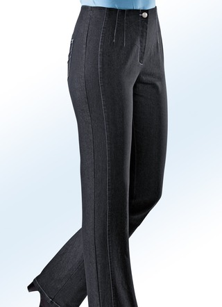 jeans med avskuret midjeband