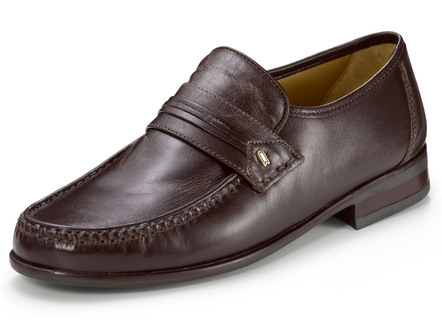 Chevreau loafers i mockasin i läder