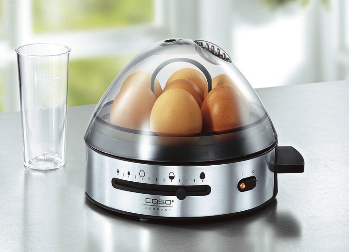 Elektriska köksapparater - Caso äggkokare E7: Alltid det perfekta ägget, i färg ROSTFRITT STÅL