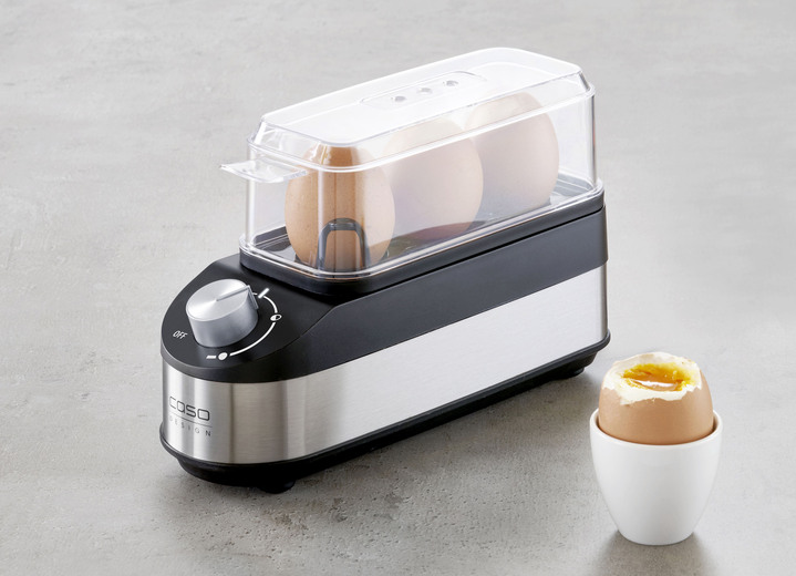 Elektriska köksapparater - Caso äggkokare: Alltid det perfekta ägget, i färg SVART SILVER
