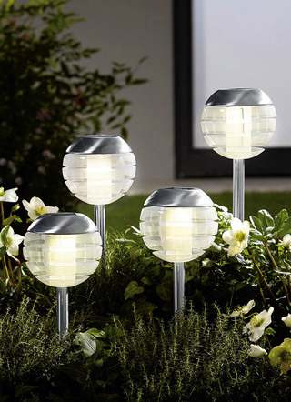 Solcellslampa med Softone-LED, i 4-pack