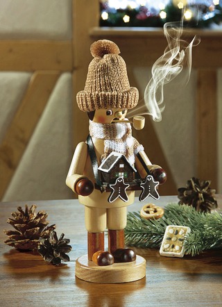 Rökare man pepparkakor säljare