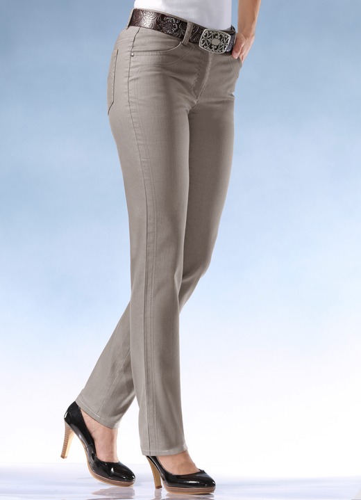 - Powerstretch jeans, i storlek 018 till 092, i färg TAUPE Utsikt 1