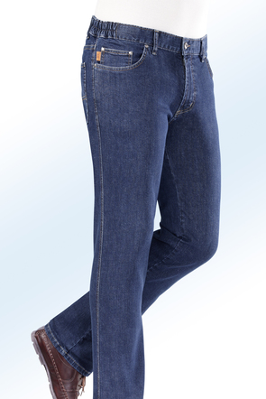 Jeans från Francesco Botti med resårinfällningar i 3 färger