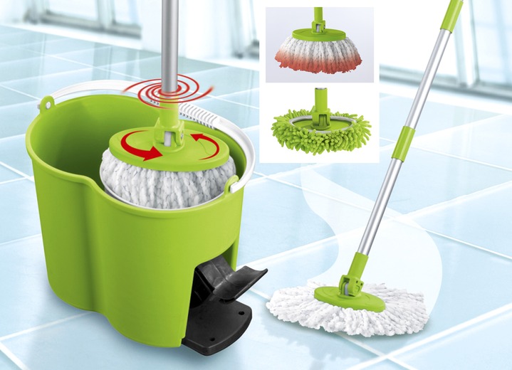 Rengöring - Power Mop Set Antibakteriell Deluxe, i färg GRÖN Utsikt 1
