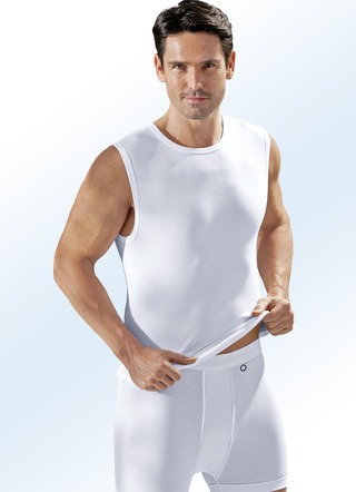 Pfeilring trepack kalsonger av fin jersey, vit