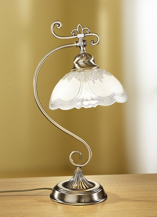 Lampor & armaturer - Bordslampa, 1 ljuskälla, i färg BRONS