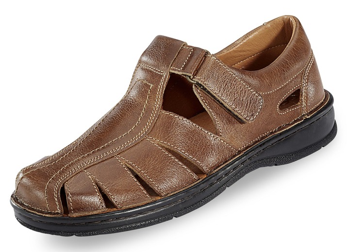 Loafers & snörskor - Skor från Gemini med antik finish, i storlek 039 till 046, i färg MARONE
