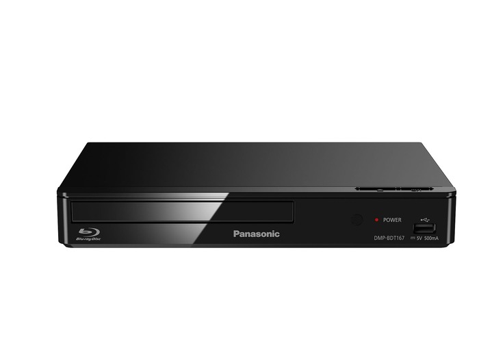 - Panasonic Blu-ray-spelare, i färg SVART, I utförande Med Full HD-uppskalning Utsikt 1
