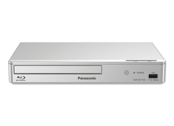 - Panasonic Blu-ray-spelare, i färg SILVER, I utförande Med Full HD-uppskalning Utsikt 1