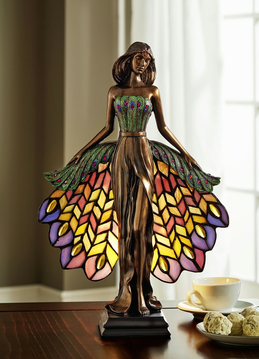 Lampor & armaturer - Fascinerande vacker Tiffany lampa, i färg FÄRGRIK