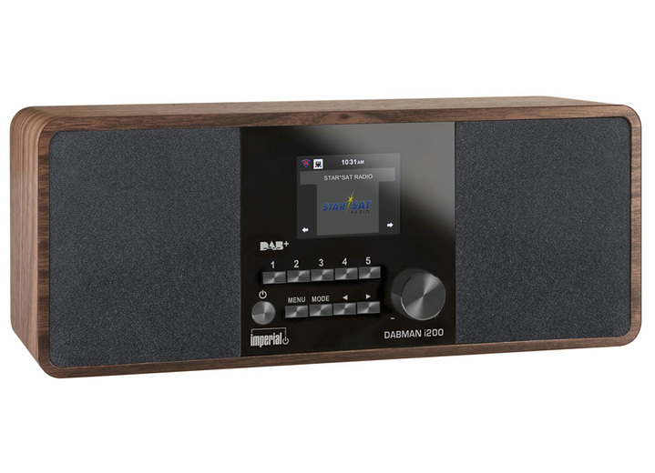 - Imperial Dabman i200 digitalradio, i färg BRUN Utsikt 1