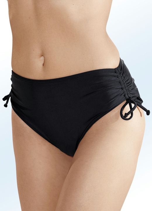Bikinis - Bikinitrosor från Naturana i tvåpack, smal skärning, i storlek 038 till 052, i färg 1X SVART, 1X MARIN Utsikt 1