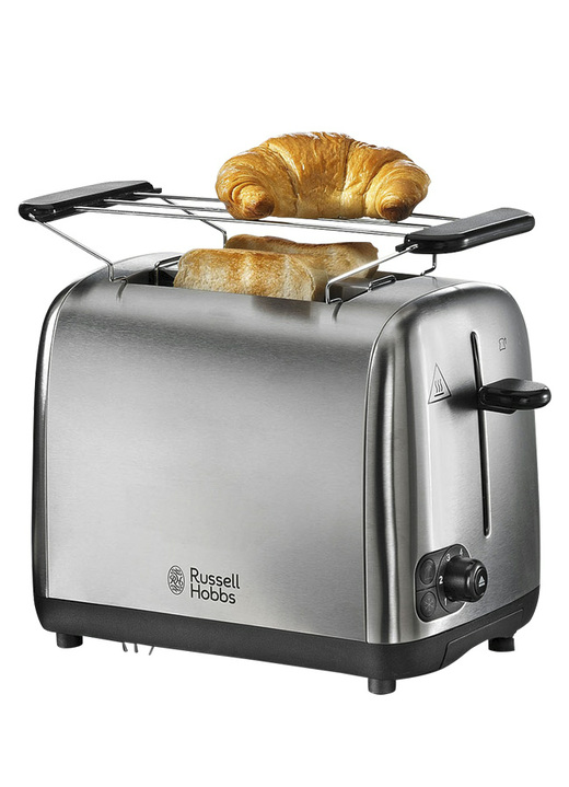 Elektriska köksapparater - Kaffeserien Adventure från Russell Hobbs, i färg ROSTFRITT STÅL, I utförande Brödrost Utsikt 1