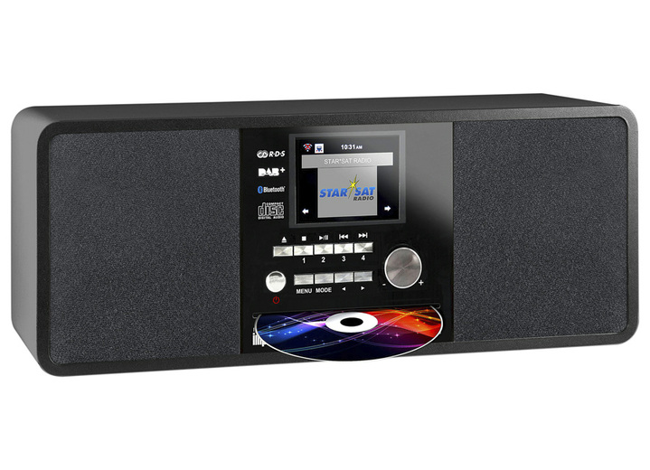 - Imperial Dabman i200CD digitalradio med CD, i färg SVART