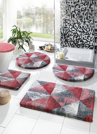Badrumsset från Grund med geometrisk design