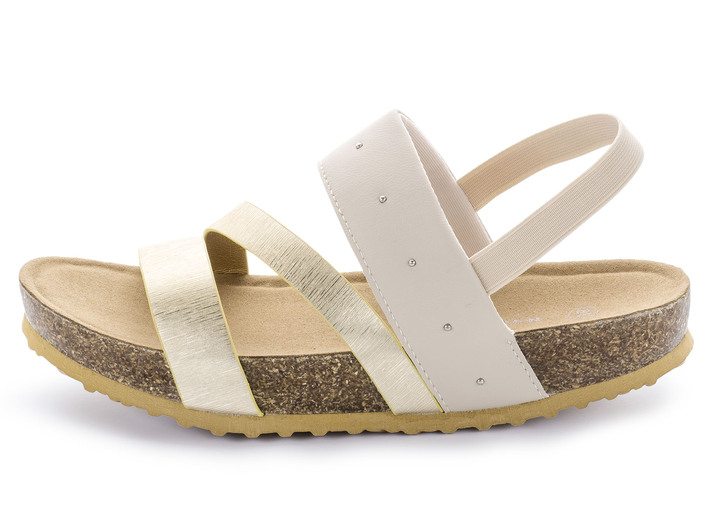 Damskor - Walkmaxx® sandal, i storlek 036 till 042, i färg BEIGE GULD Utsikt 1