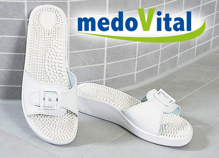 Massagetoffla med anatomiskt formad innersula