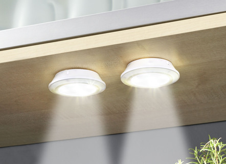 LED-lampor med färgförändring, uppsättning av 2