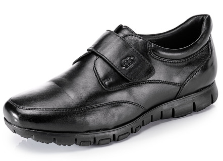 Loafer med justerbart kardborreband