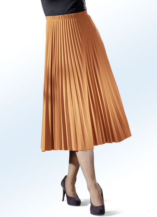 - Plisserad kjol, i storlek 018 till 054, i färg CURRY Utsikt 1