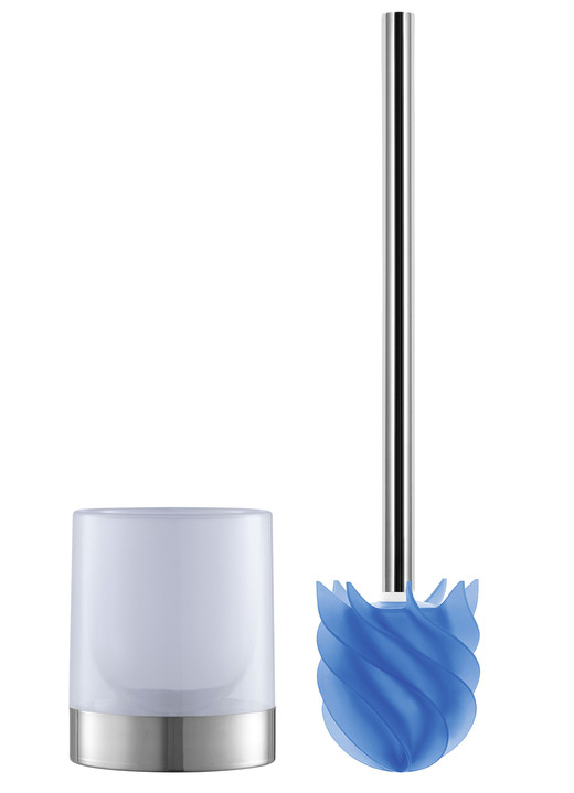 Rengöring - LOOMAID Toalettborste i silikon, i färg BLÅ Utsikt 1
