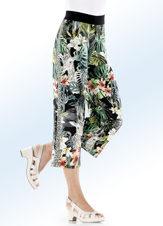Culotte i en trendig djungeldesign