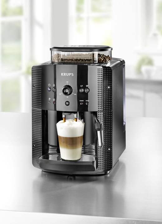 Elektriska köksapparater - Krups EA8108 helautomatisk kaffemaskin, i färg SVART