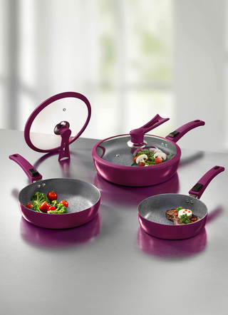 Professionellt pannset, 7 delar, med innovativa stativlock