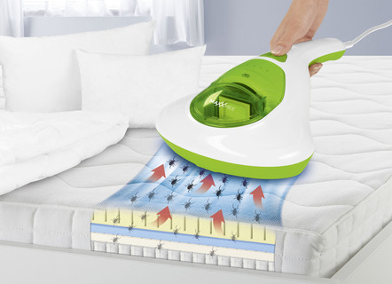 Dammkvalster dammsugare med UV-C-lampa