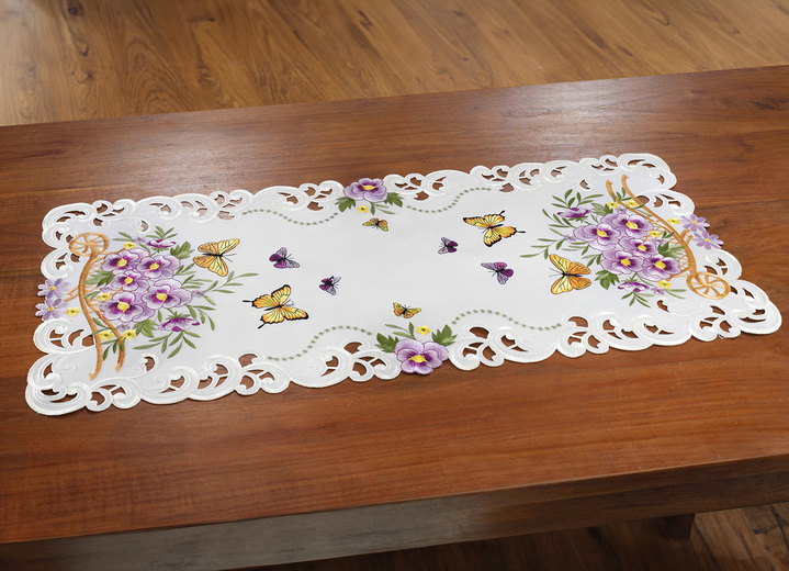 Prydnadskuddar & överdrag - Vårbord och rumsdekoration, i storlek 101 (2x placemat, 35/ 50 cm) till 404 (örngott, 40/ 40 cm), i färg VIT Utsikt 1