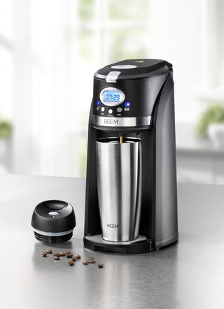 kaffemaskin med integrerad kvarn