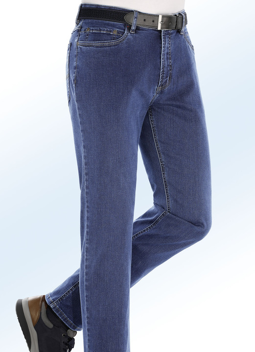 Jeans - Superstretchjeans från ”Suprax” i 4 färger, i storlek 024 till 060, i färg JEANS BLÅ Utsikt 1