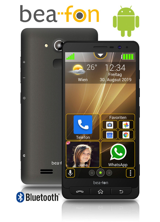 - Bea-fon M 5 premium smartphone, i färg SVART Utsikt 1