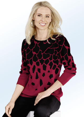 Jumper i jacquarddesign