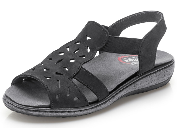 Sandaletter & slip in-skor - ELENA EDEN sandal i luftig design, i storlek 036 till 042, i färg SVART