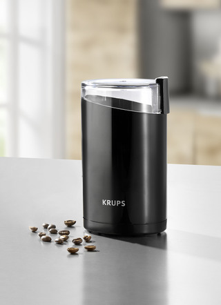 Elektrisk kaffekvarn för kaffebönor och kryddor