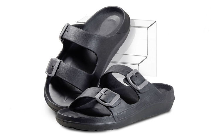 Sandaletter & slip in-skor - Supermjuka molnsandaler RelaxVital, i storlek 037 till 044, i färg SVART Utsikt 1