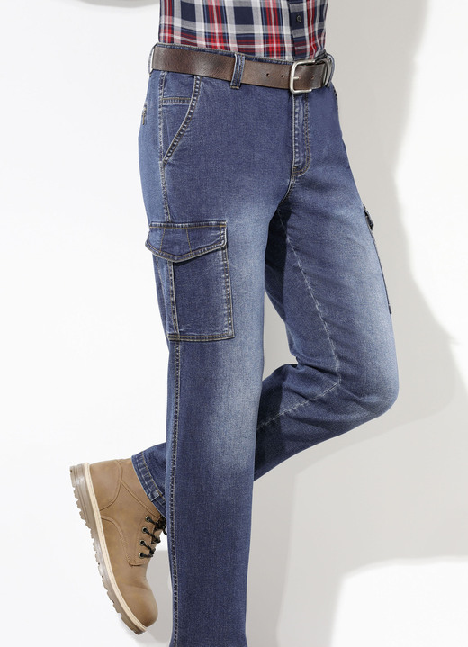 Jeans - Jeans i 2 färger, i storlek 024 till 060, i färg SVART Utsikt 1