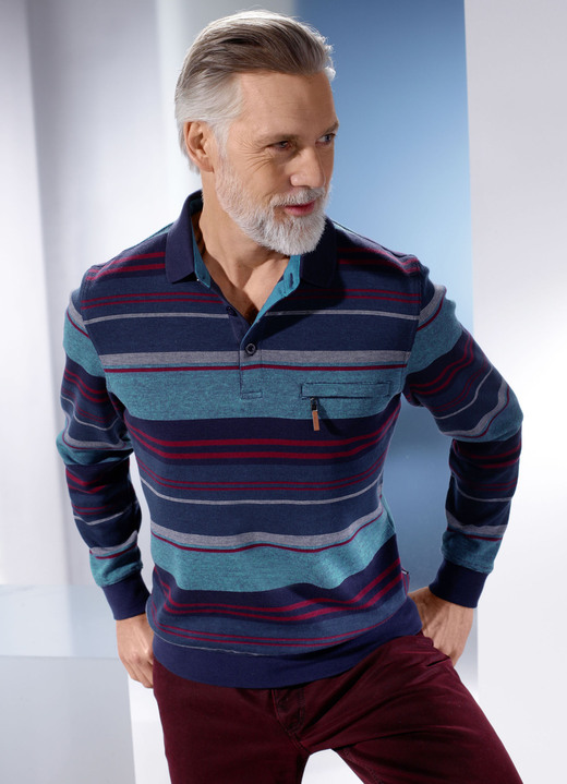 Sweatshirts - Sweatshirt från ”Hajo”, i storlek 046 till 062, i färg MARINBENSIN RÖD