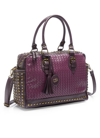 Collezione Alessandro-väska med trendiga dekorativa nitar