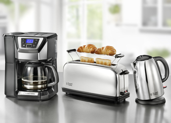 Elektriska köksapparater - Frukostserie Victory från Russell Hobbs, i färg ROSTFRITT STÅL, I utförande Kaffebryggare Utsikt 1